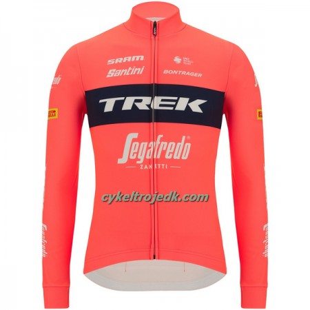 Cykeltrøje Langærmet 2023 Trek-Segafredo Lyserød